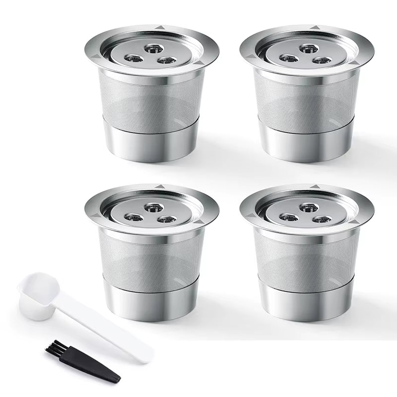 Reusable K Cups Coffee Filter Capsule Pod Compatable with Ninja CFP201 CFP301 Dual Brew Pro Machine Stainless Steel