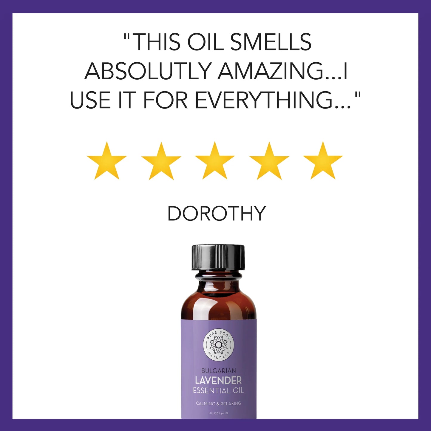 Bulgarian Lavender Essential Oil for Aromatherapy, Therapeutic Grade 1 Fl Oz by