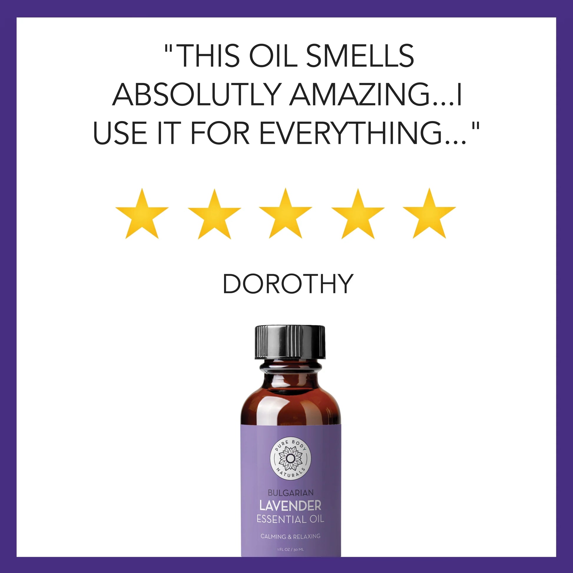 Bulgarian Lavender Essential Oil for Aromatherapy, Therapeutic Grade 1 Fl Oz by