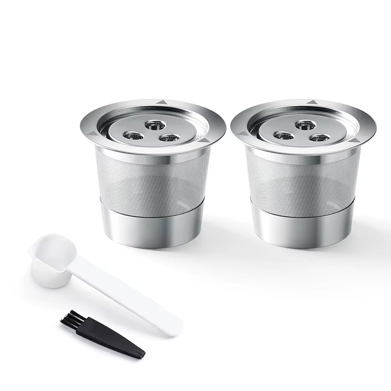 Reusable K Cups Coffee Filter Capsule Pod Compatable with Ninja CFP201 CFP301 Dual Brew Pro Machine Stainless Steel