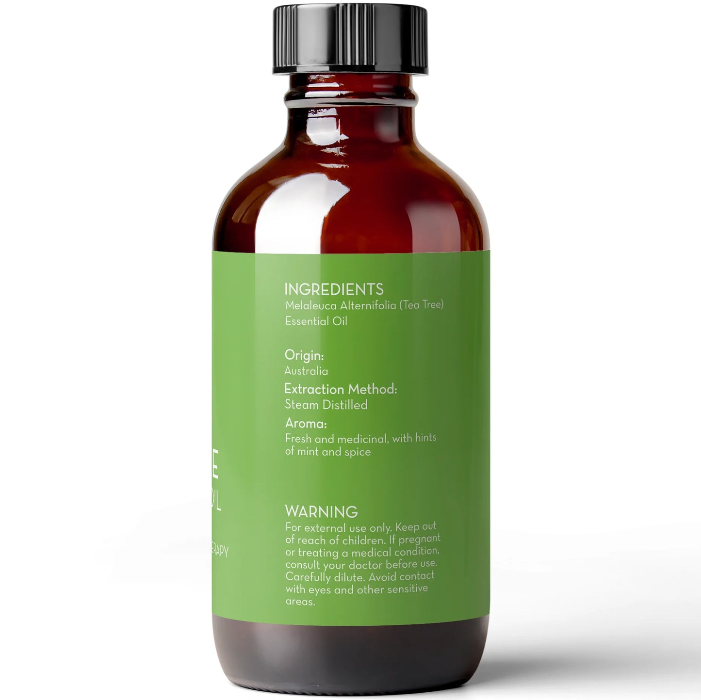 Tea Tree Essential Oil for Face, Hair, Diffuser, Therapeutic Grade 4 Fl Oz by