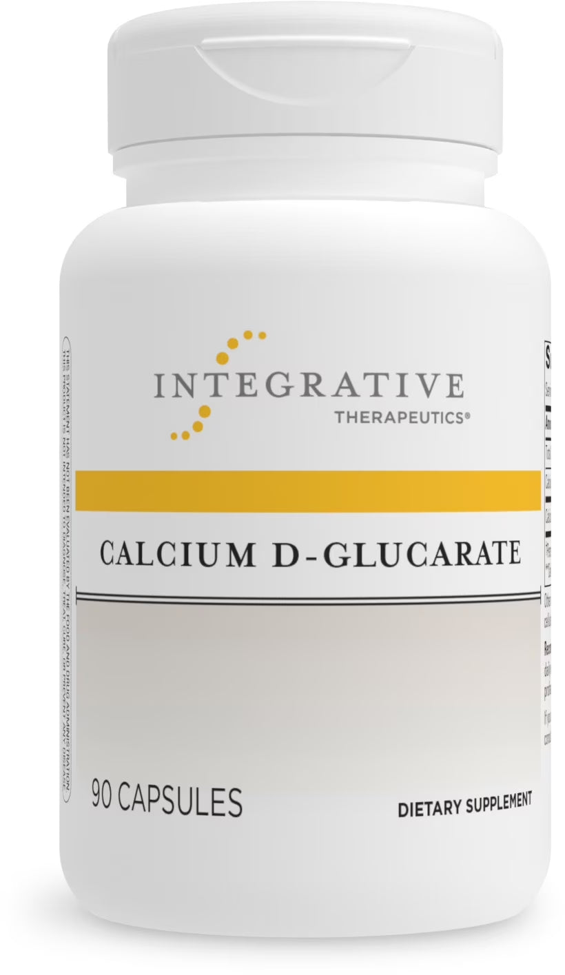Calcium D-Glucarate - Dietary Supplement for Detox Systems and Support for Healthy Estrogen Metabolism - Gluten Free - Dairy Free - 90 Capsules