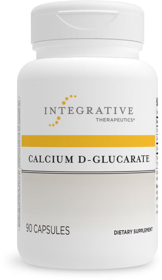 Calcium D-Glucarate - Dietary Supplement for Detox Systems and Support for Healthy Estrogen Metabolism - Gluten Free - Dairy Free - 90 Capsules