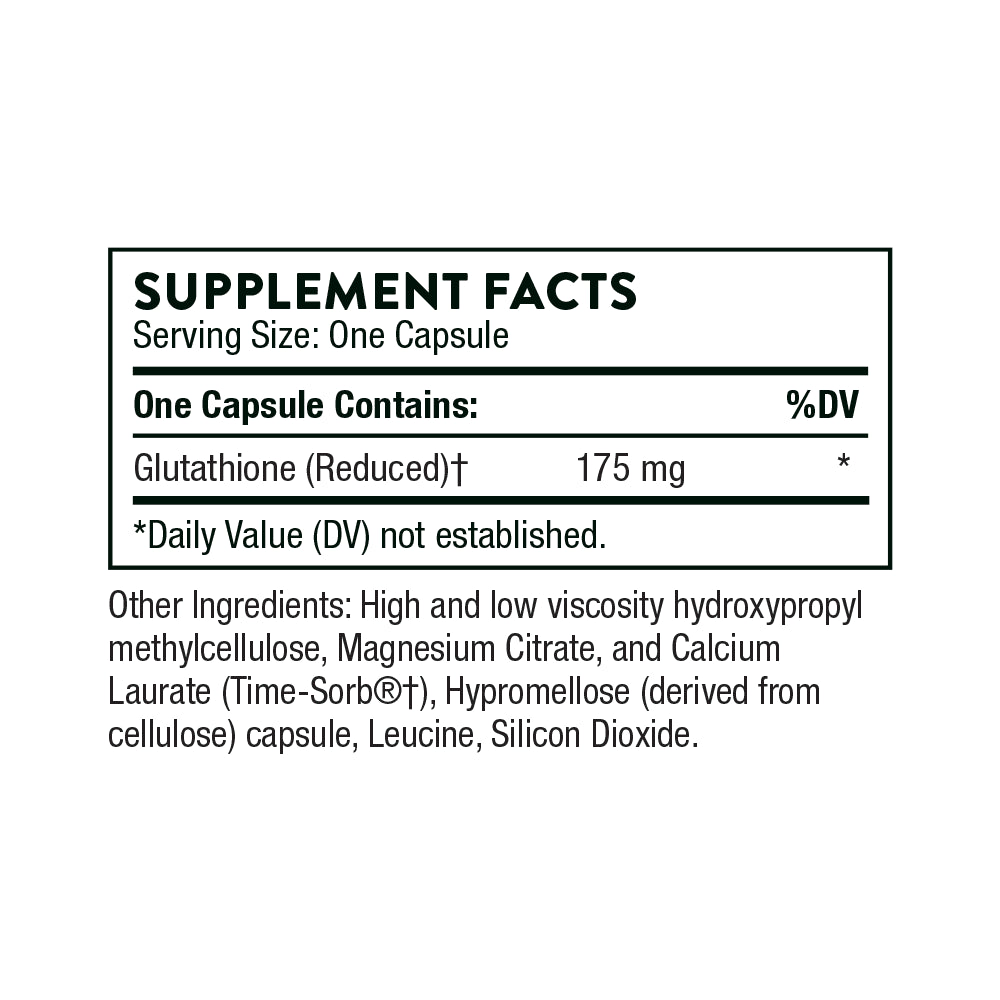 - Glutathione-Sr - Sustained-Release Glutathione for Antioxidant Support* - 60 Capsules