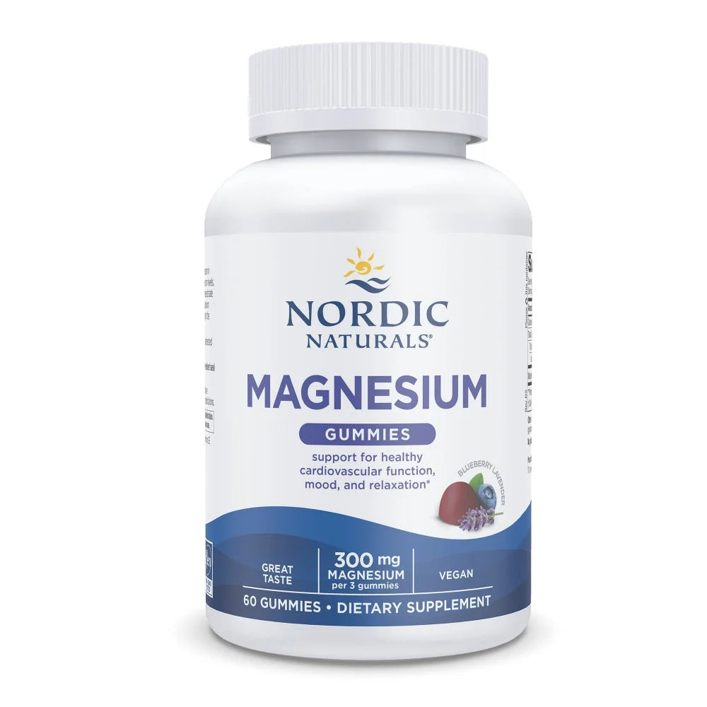 Magnesium Gummies, Vegan - 60 Count