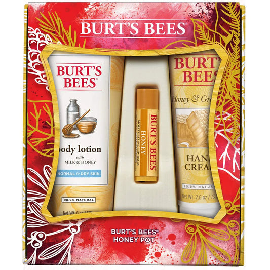 Burts Bees Honey Pot Holiday Gift Set
