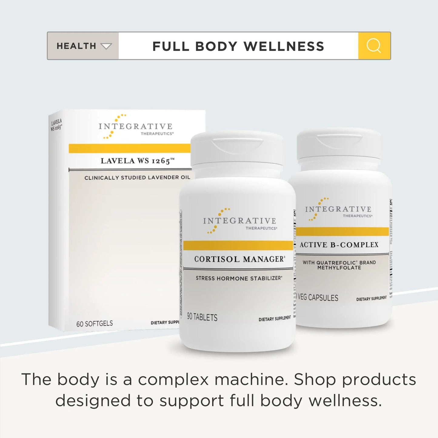 Cortisol Manager - with Ashwagandha, L-Theanine - Reduces Stress to Support Restful Sleep* - Supports Adrenal Health* - 30 Count